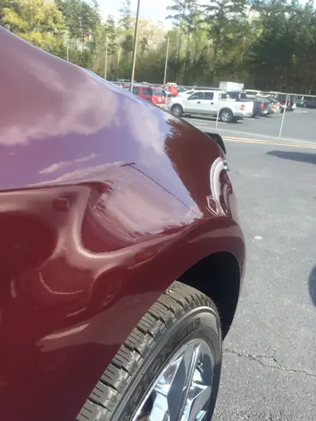 KARS Dents passenger front after