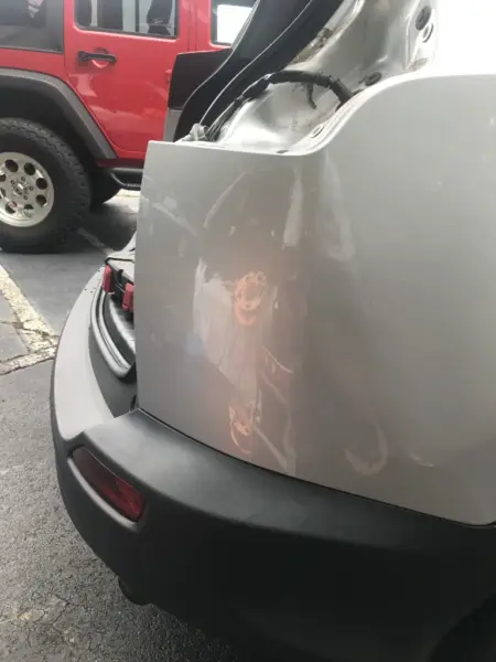 KARS Dents passenger rear after